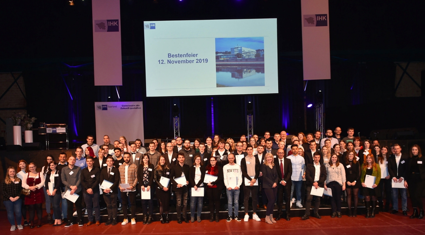 IHK Saarland ehrt 110 Landesbeste in Aus- und Weiterbildung, Industrie ...